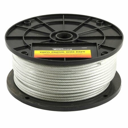 FORNEY Vinyl Coated Wire Rope 1/8 in - 3/16 in x 250ft 70452